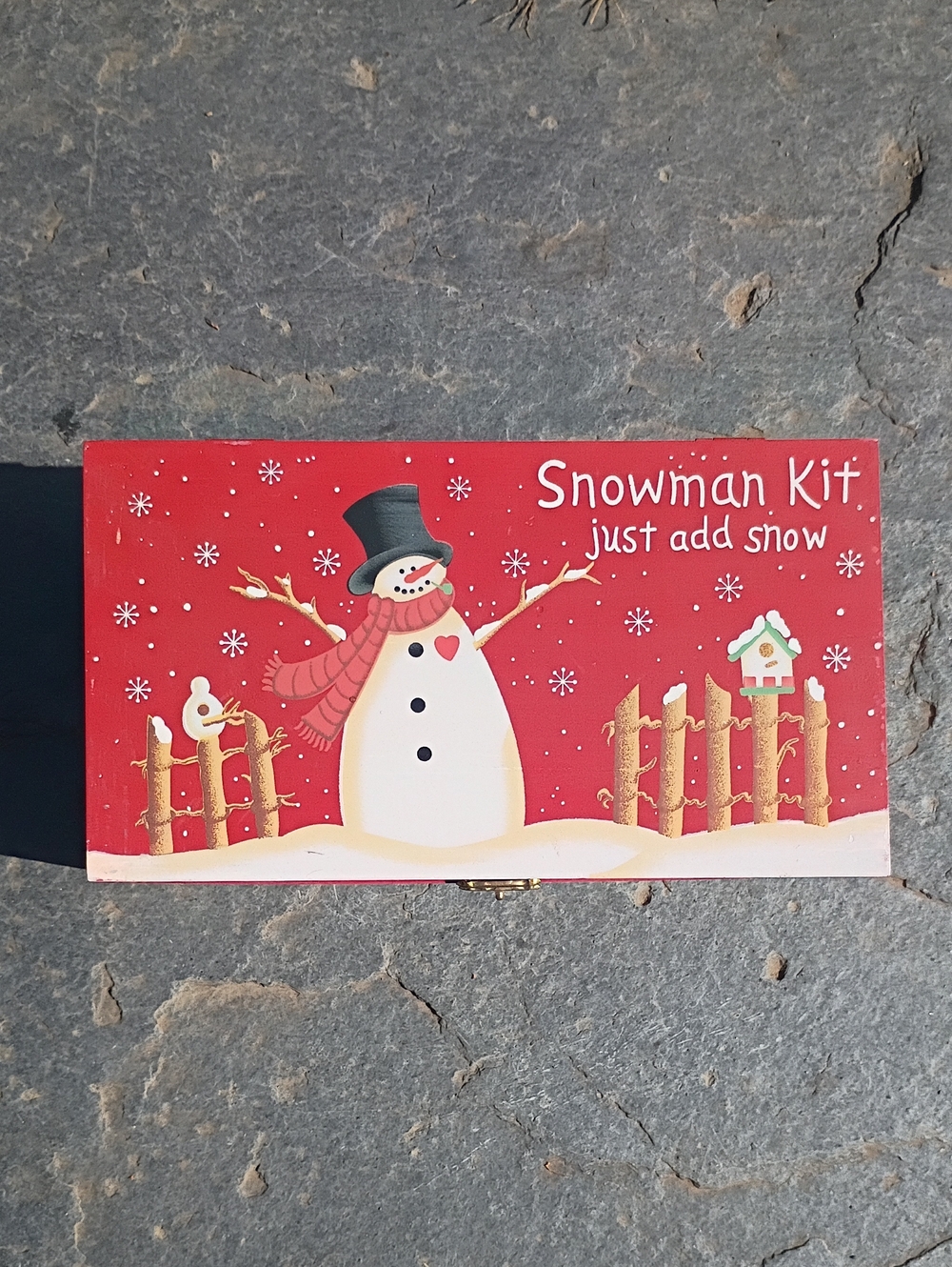 Snowman Kit Kids Toy - Red Snowman Box